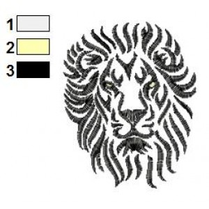 Lion Tattoo Embroidery Designs 02